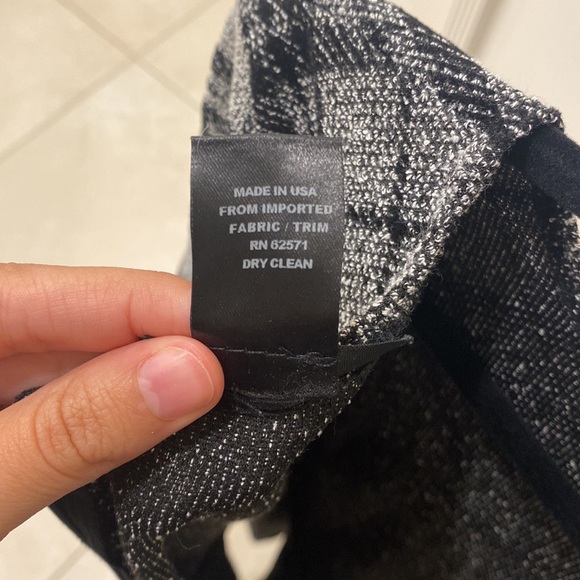 Aqua Checkered Dress Size L Women's Black and Gray - Picture 5 of 7